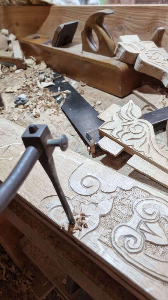 Drawboring Framing Members